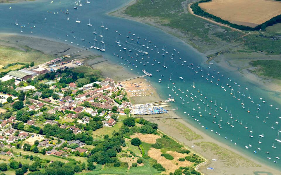 Aerial view of Itchenor