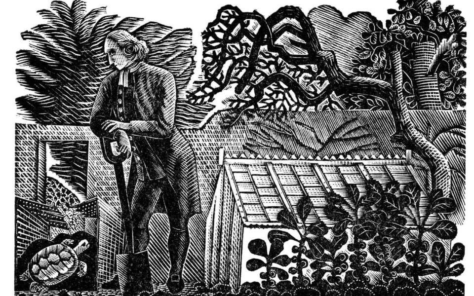 Eric Ravilious, The Tortoise in the Kitchen Garden from ‘The Writings of Gilbert White of Selborne’