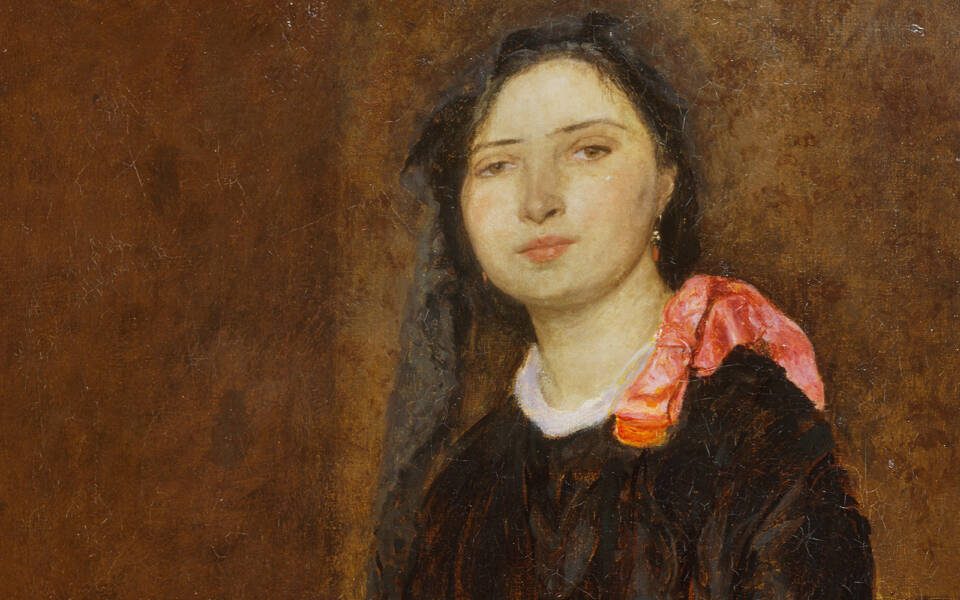 Gwen John, Dorelia in a Black Dress