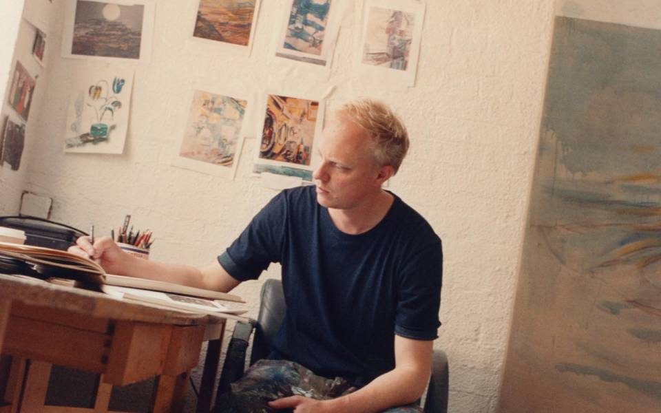 Nick Goss in his Studio, 2017, photograph: Liberto Fillo